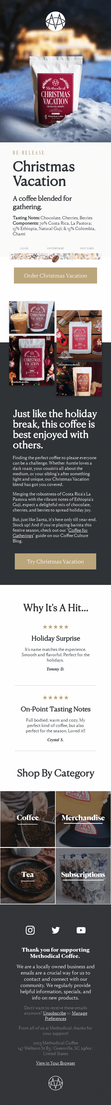 ☕️ Guess What? Christmas Vacation Is Back!