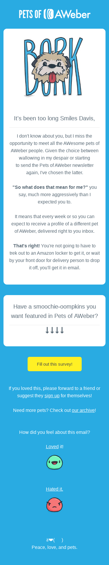 Guess who’s bork and better than ever!