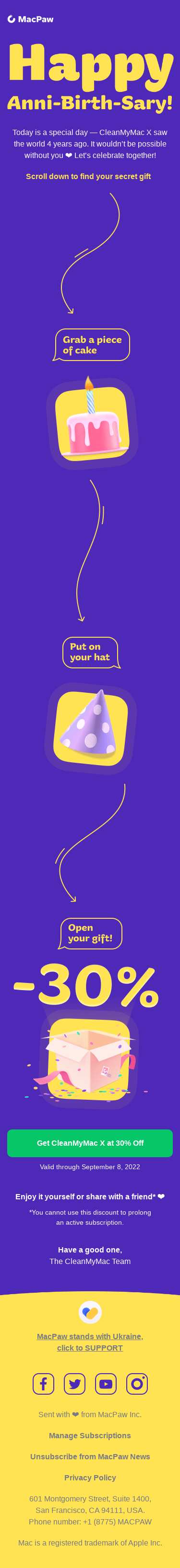 Happy Anni-Birth-Sary!