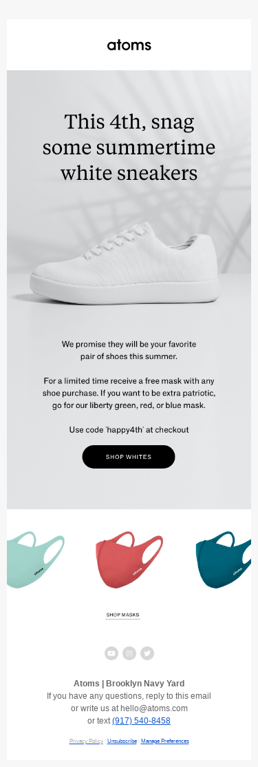 Happy feet, happy 4th