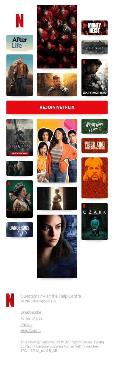 Happy Friday, Smiles Davis! Time to come back to Netflix...