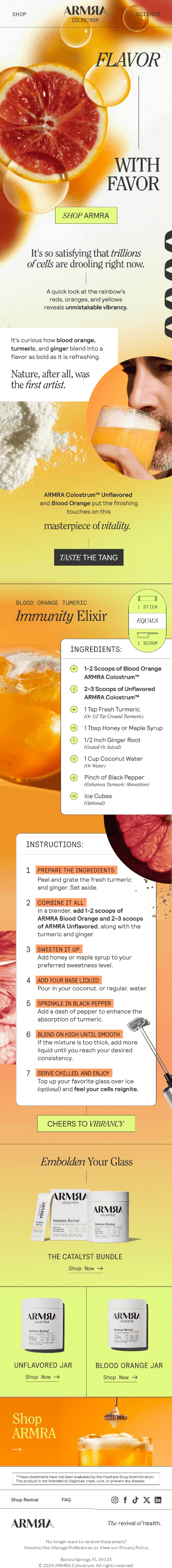 Happy Hour: Blood Orange Elixir