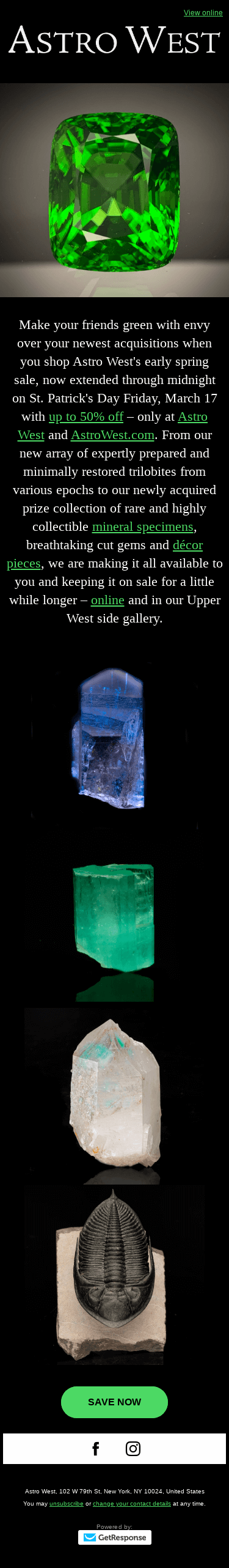 Happy St. Patrick's Day from Astro West