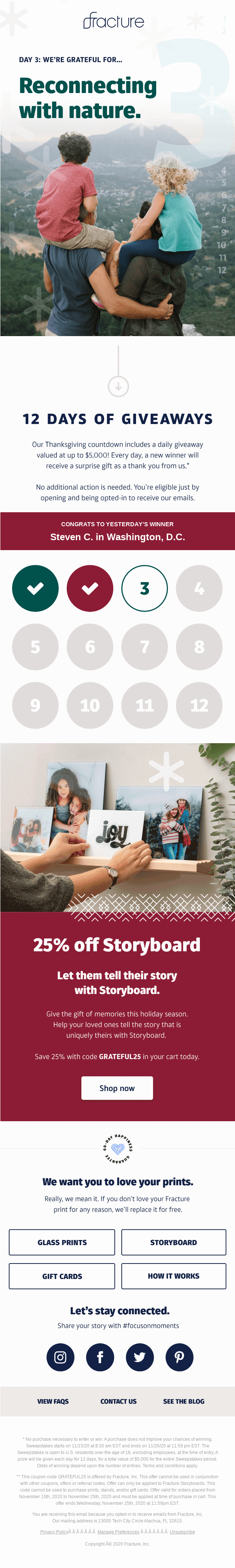 Have you been keeping up with our 12 Days of Giveaways? 👀