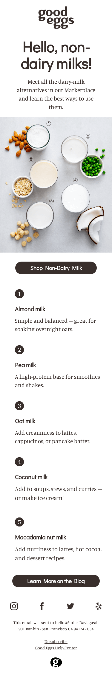 Have you heard of pea milk?