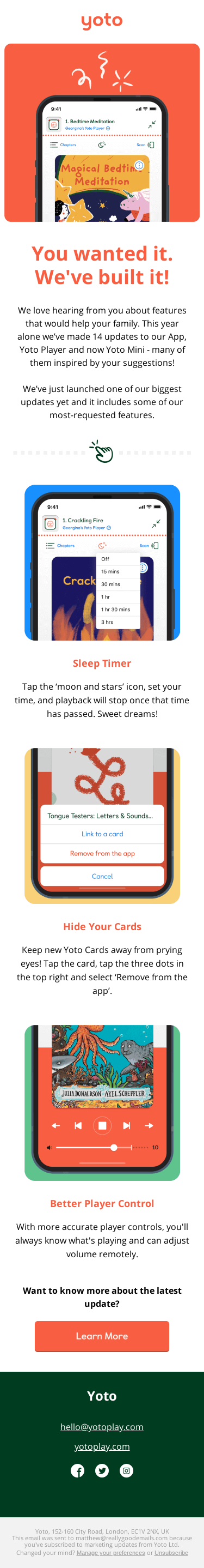 Have you seen the latest features?  👀