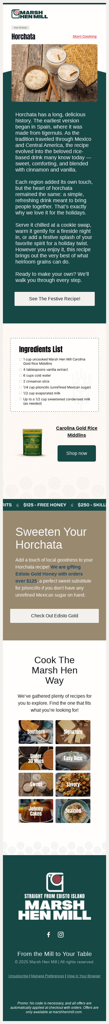 Have You Tried Horchata for the Holidays?