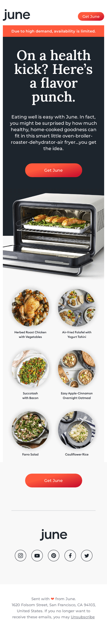 Healthy meals are knocking.