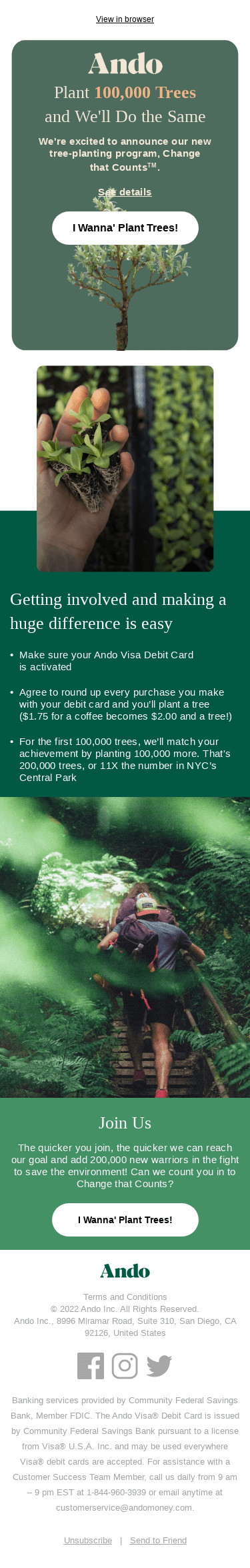 Help Us Plant 200,000 Trees