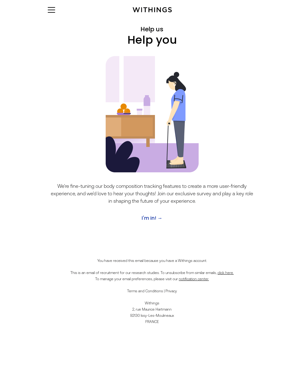 Help us shape the future of weight tracking