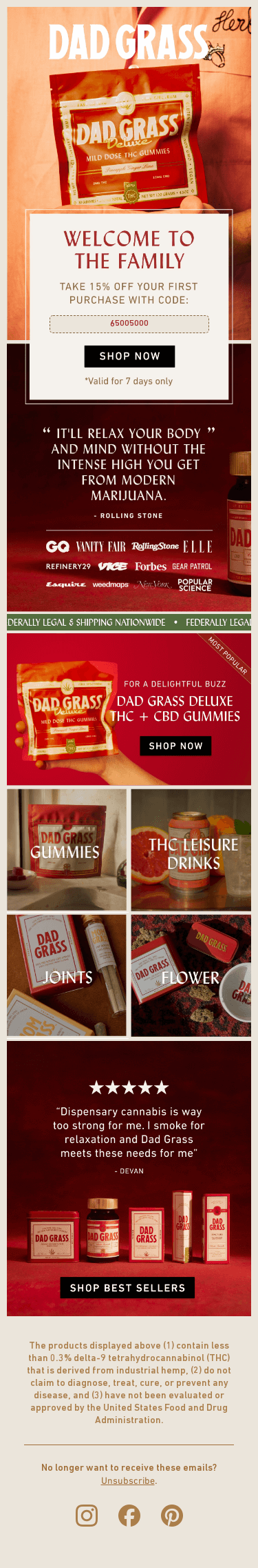 Here's 15% off your first order!