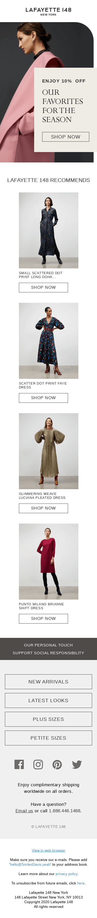 Here's a Gift for Stopping By