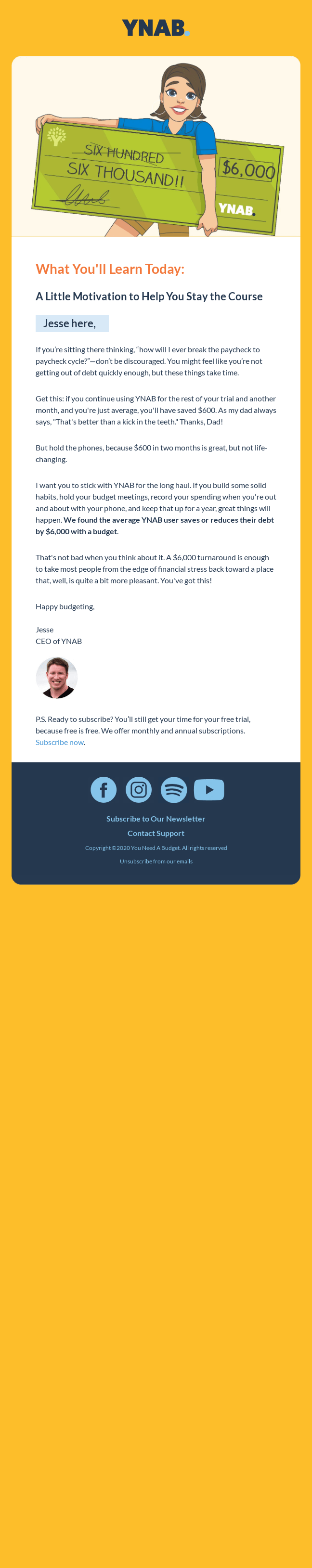 Here's how much you'll save with YNAB if you're just average...