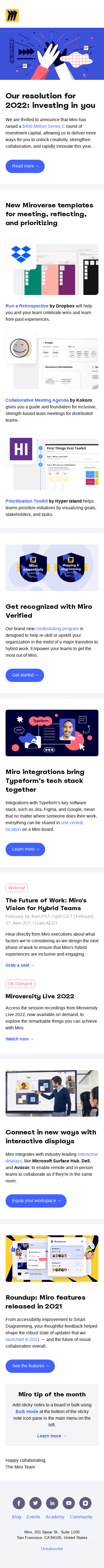 Here’s to You in 2022