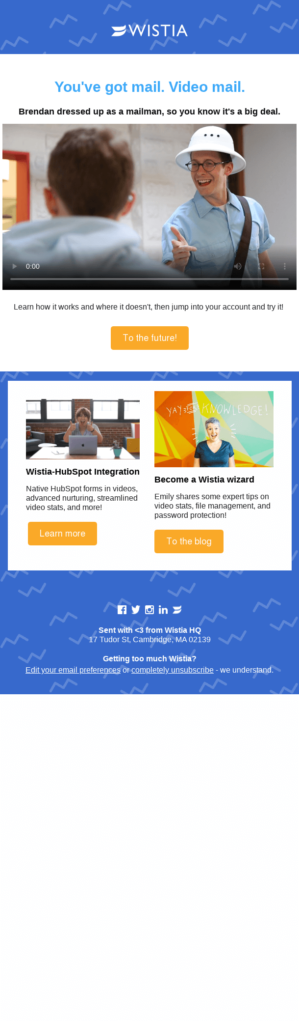 Hey Smiles Davis – did you know that video plays in email?