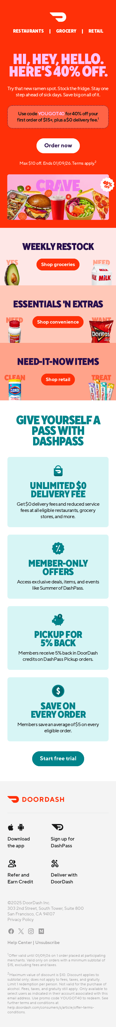 Hey, you made it 🥂 Here’s 40% off