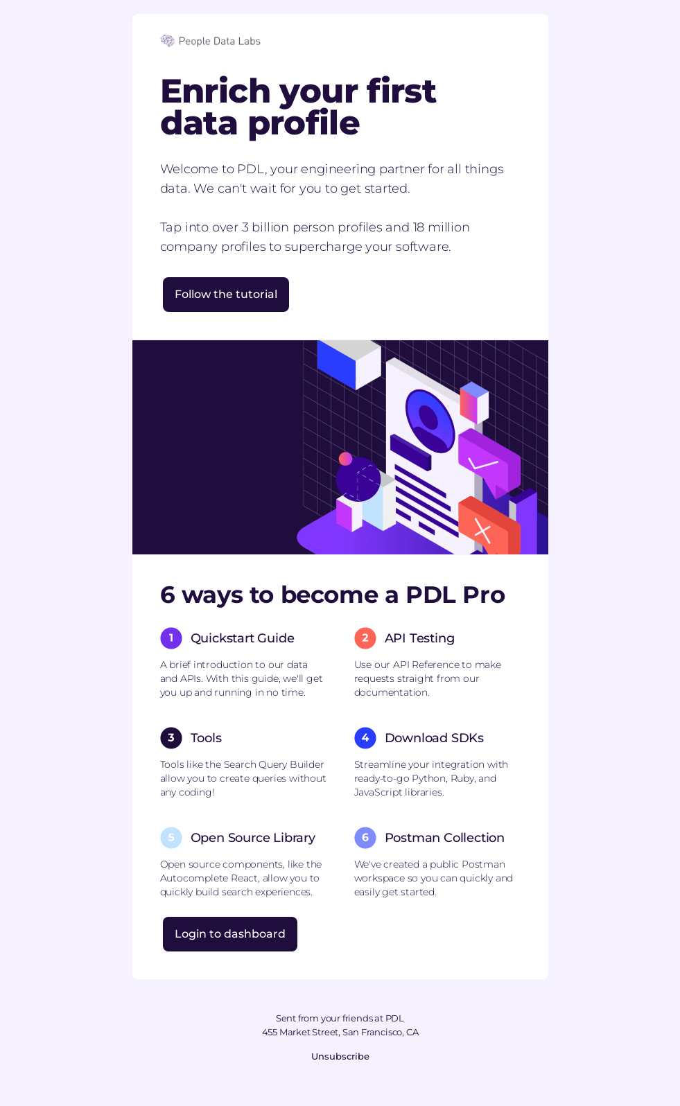 Hi there—here’s how to enrich your first data profile