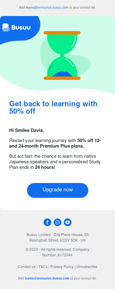 Hit reboot on your learning with 50% off 🤖     