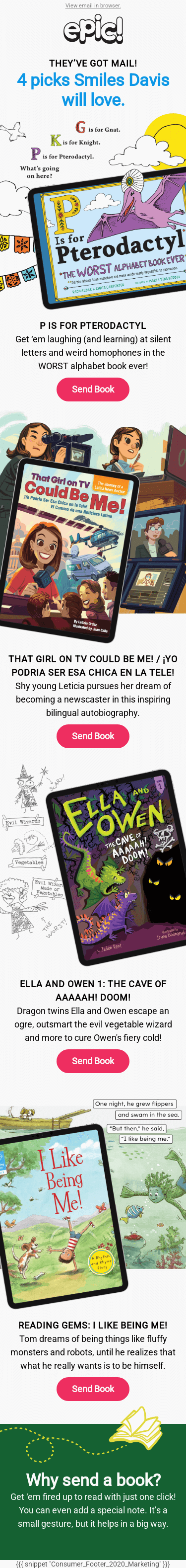 Hot new titles for Smiles Davis this month