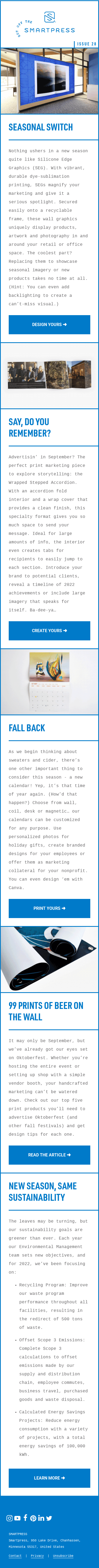 🔥 Hot off the (Smart)press: Your Fall Print Refresh