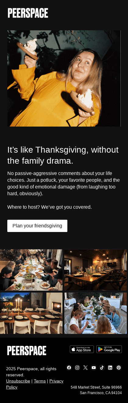 Hot take: Friendsgiving > Thanksgiving