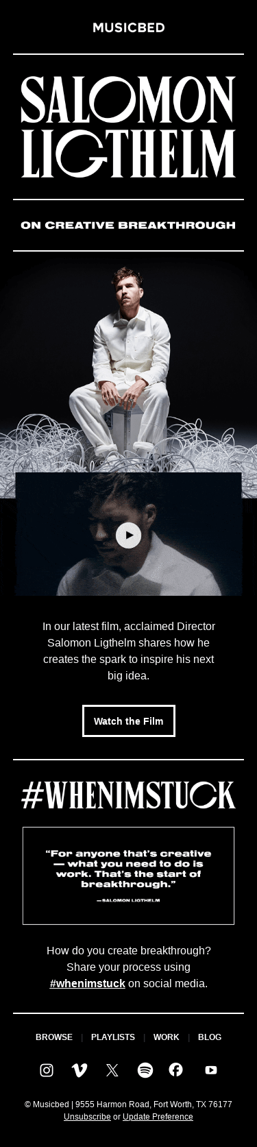 How Director Salomon Ligthelm Sparks Big Ideas