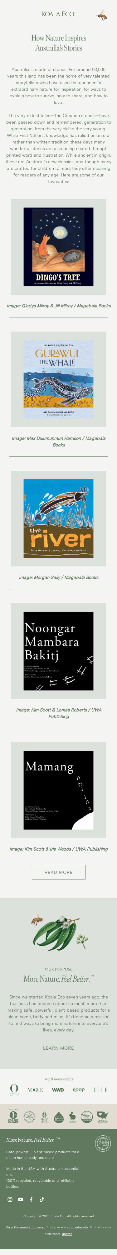 How nature inspires Australia's stories