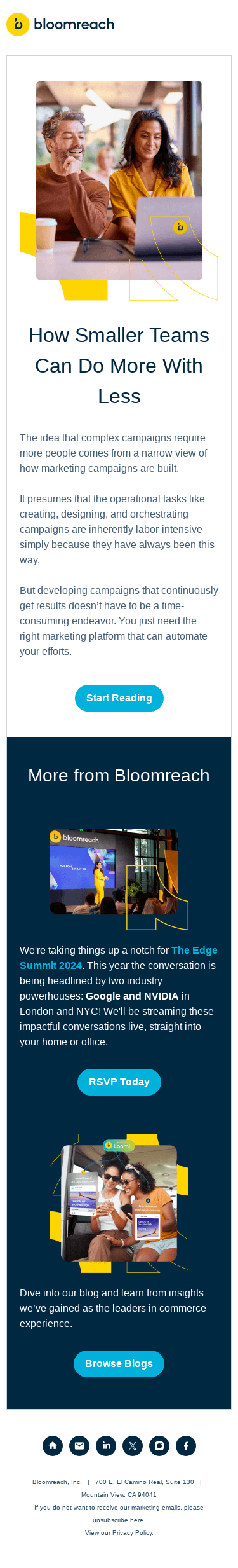 💪 How small teams do more with less