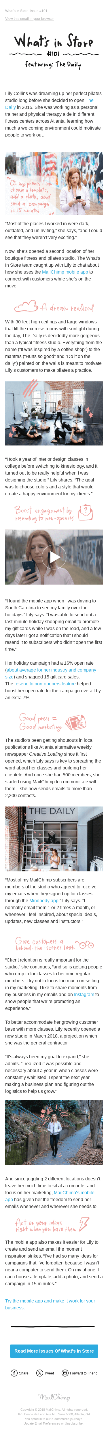 How The Daily makes the most of the MailChimp mobile app