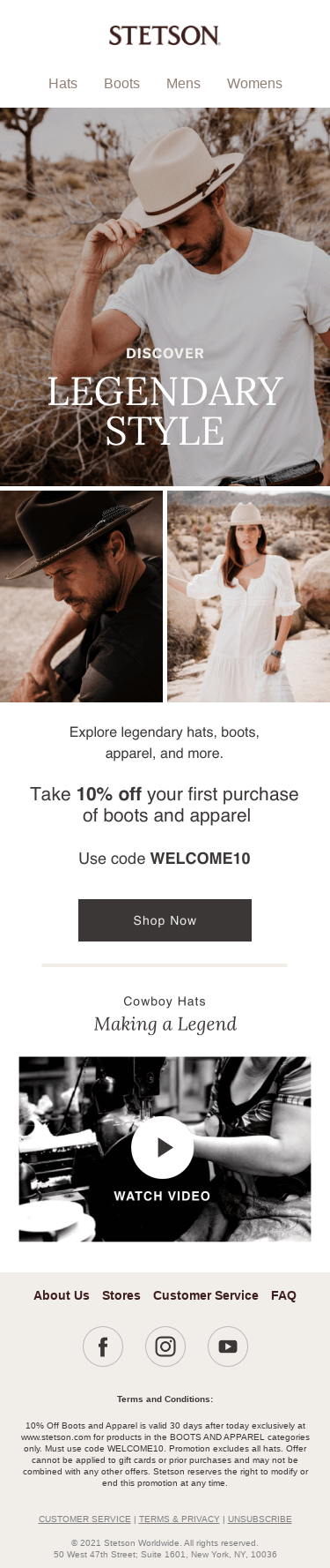 How the West is Worn. Stetson Boots & Apparel