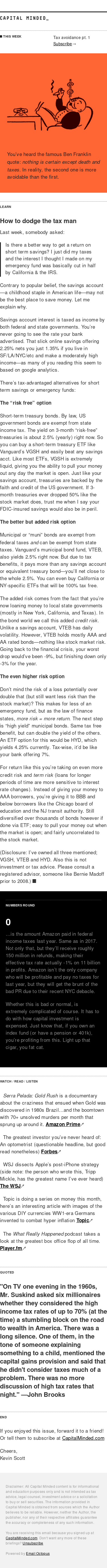 How to dodge the tax man