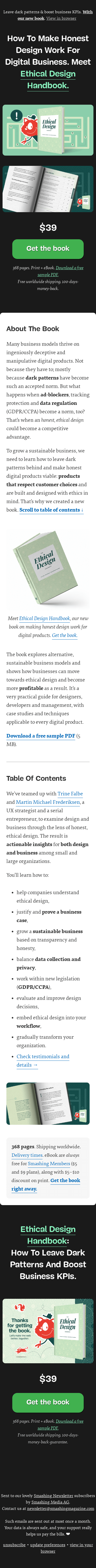 How To Make Honest Design Work For Digital Business: Meet "Ethical Design Handbook"