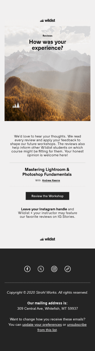 How was your experience?