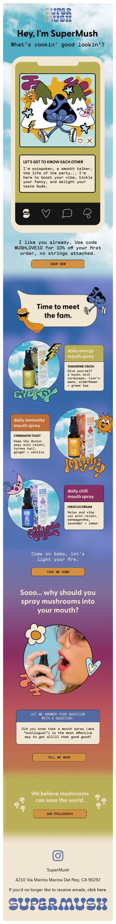 I’M DYING TO GET INTO YOUR MOUTH