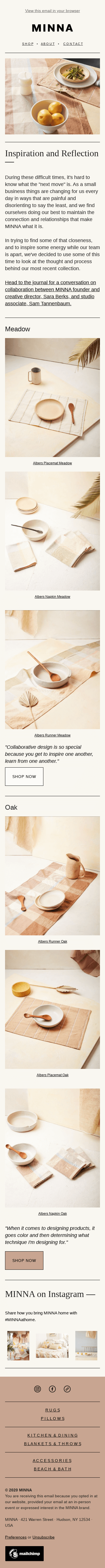 Inspiration and Reflection