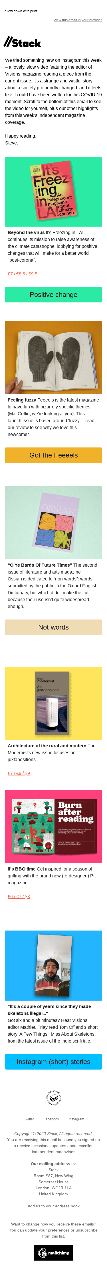 Instagram (short) stories