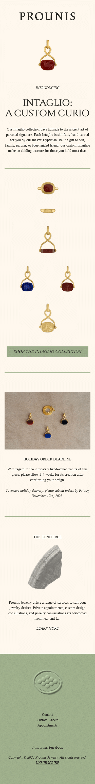 Intaglio: A Custom Curio