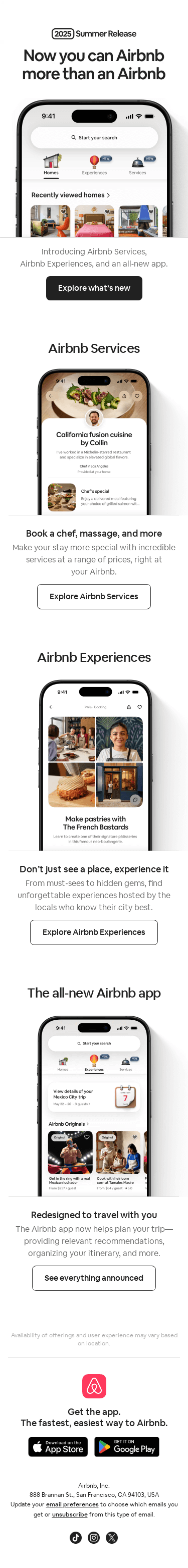 Introducing a whole new Airbnb