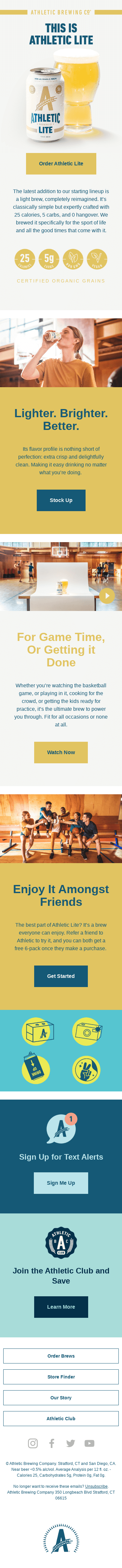 Introducing: Athletic Lite