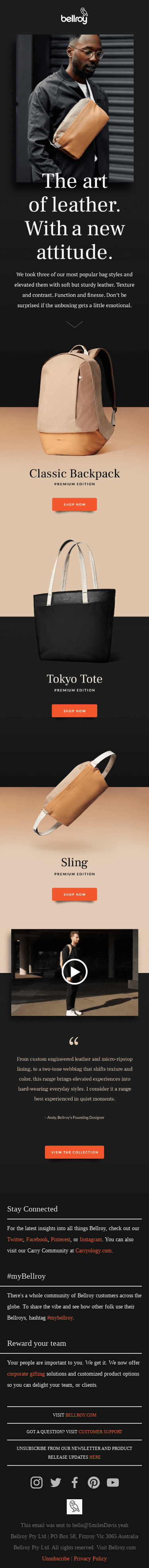 Introducing…Bellroy Premium