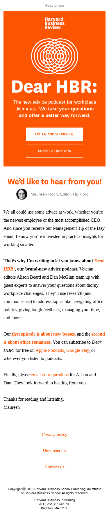 Introducing HBR’s new work advice podcast