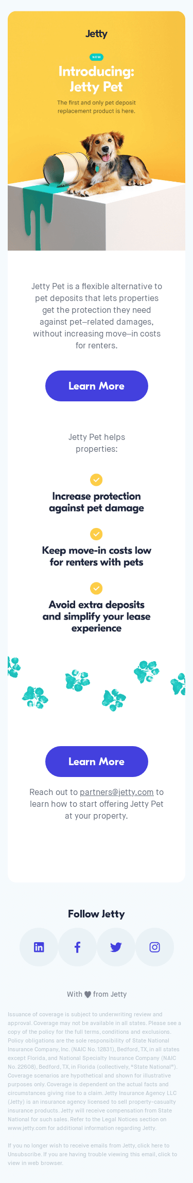 Introducing: Jetty Pet 🐶🐱