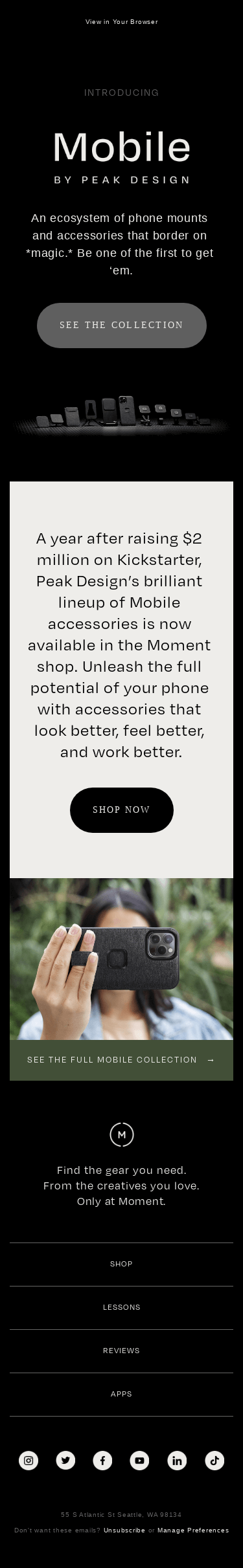 Introducing: Mobile by Peak Design