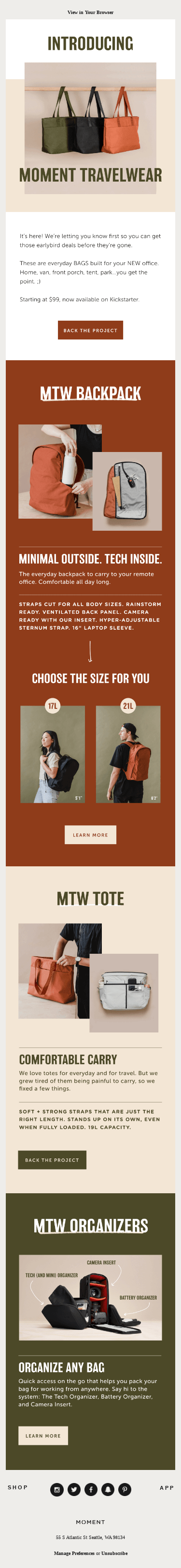 Introducing… Moment Travelwear