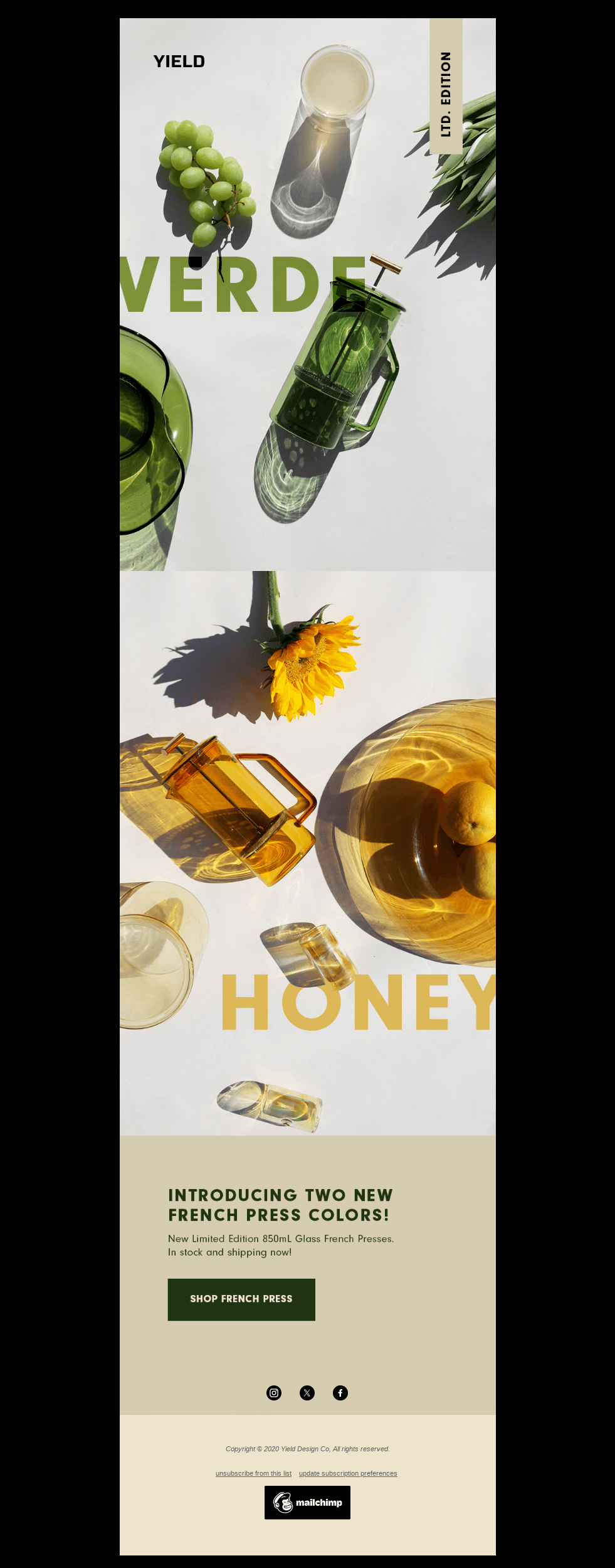 Introducing New French Press Colors!