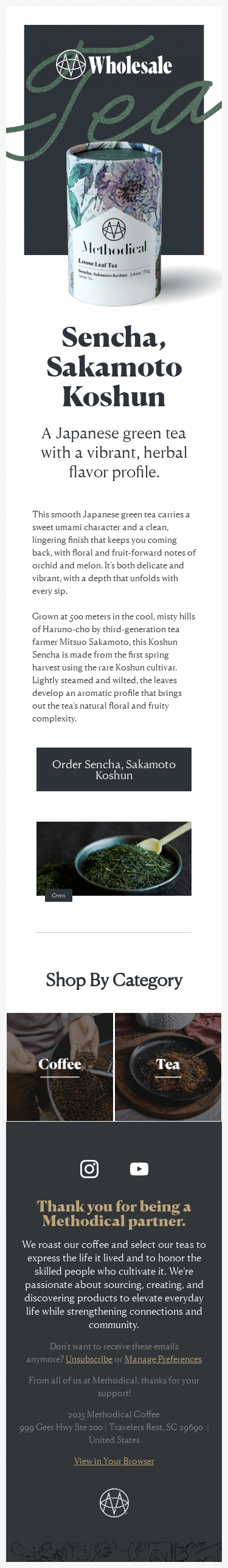 🍵 Introducing Our New Japanese Tea!