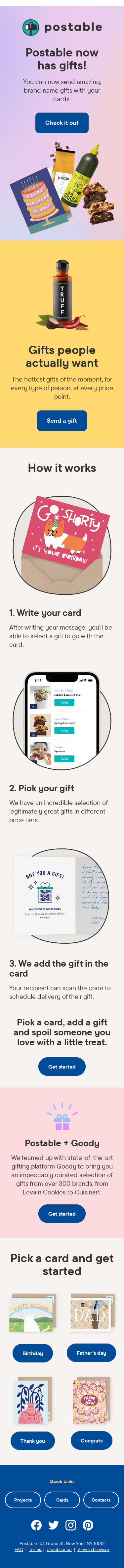 Introducing Postable Gifts! 🎁
