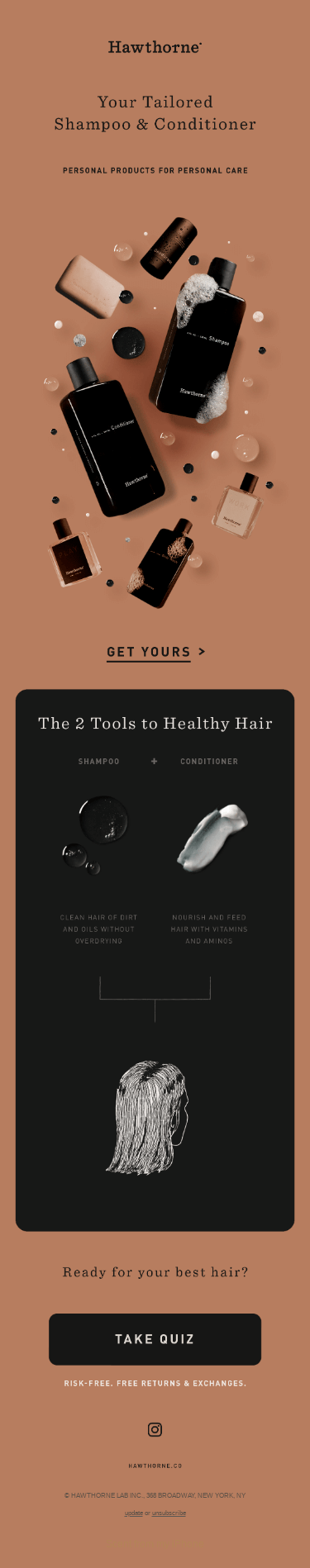 Introducing: Tailored Shampoo & Conditioner