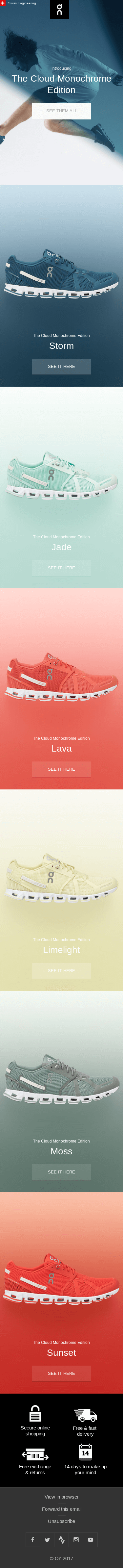 ☁ Introducing the Cloud Monochrome Edition – 6 brand new Cloud colors launching today.