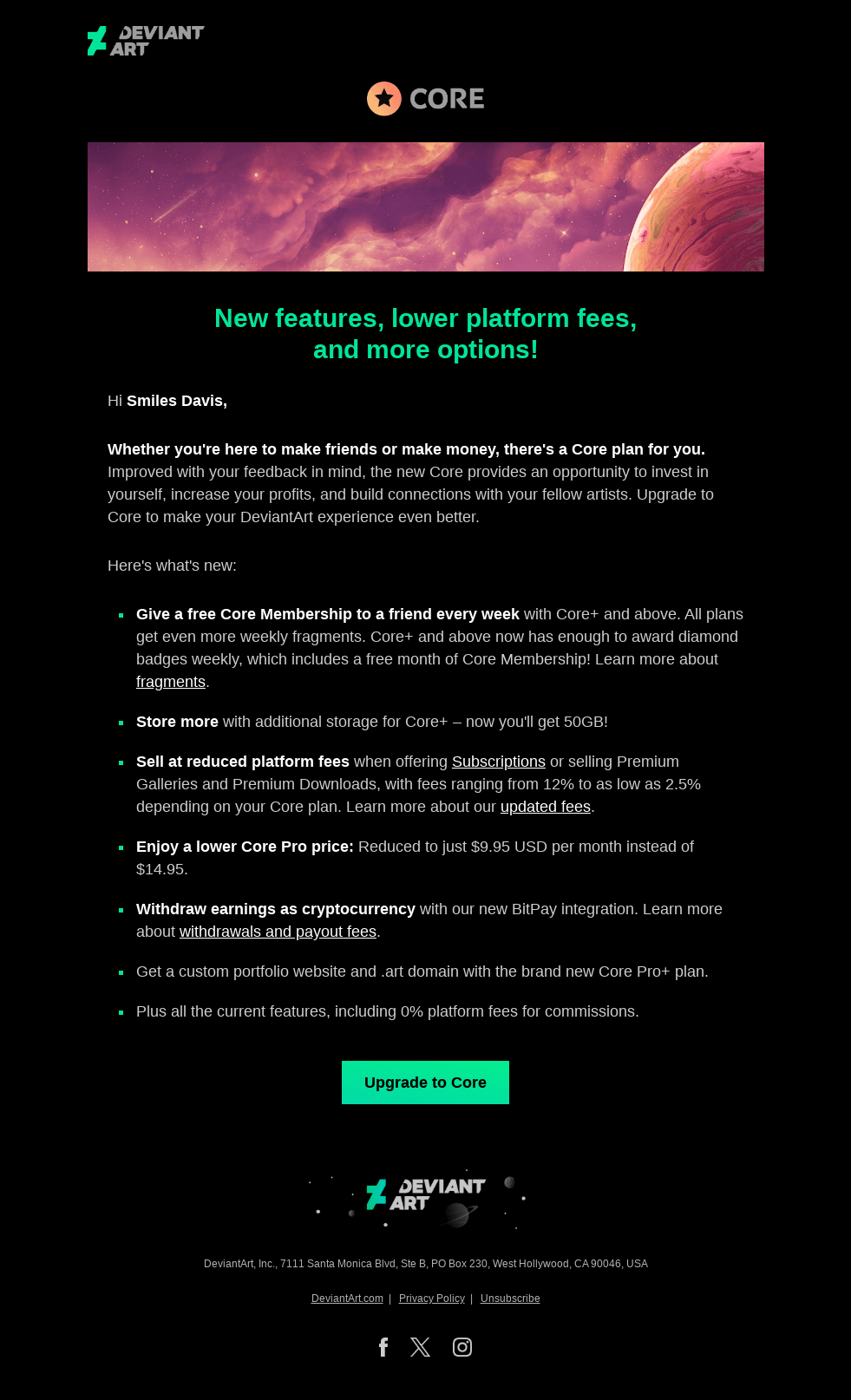 Introducing the New and Improved Core Plans!